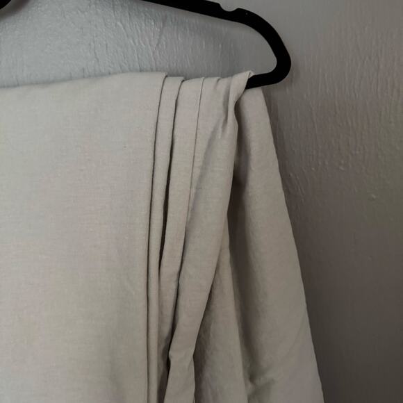 100% Linen Tan Zip Bottom Duvet Cover Size King Summer Lightweight - Picture 2 of 5